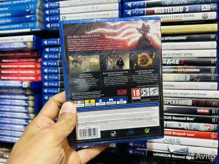 Diablo ps4 диск новый