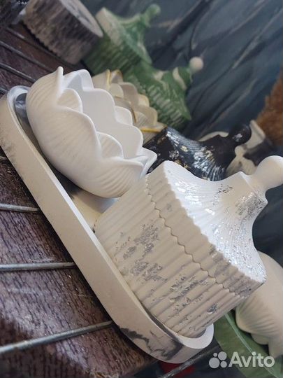 Шкатулка для украшений из гипса