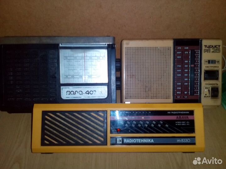 Приемники Radiotehnika рп-8330/Турист рп215 СССР