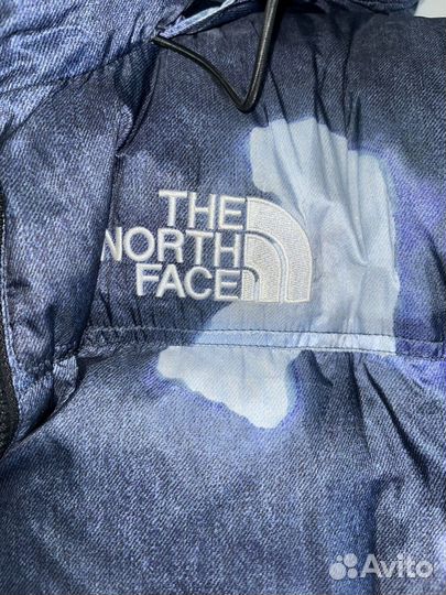 Пуховик The North Face x Supreme Denim Blue 700