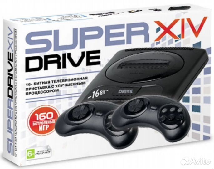 Приставка 16bit Sega Super Drive 14 + 160 игры