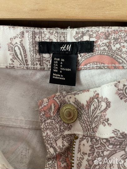 Джинсы женские новые 42 H&M хлопок