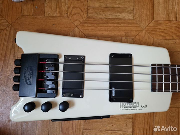 1987 Hohner B2 Headless Bass Безголовый Редкость