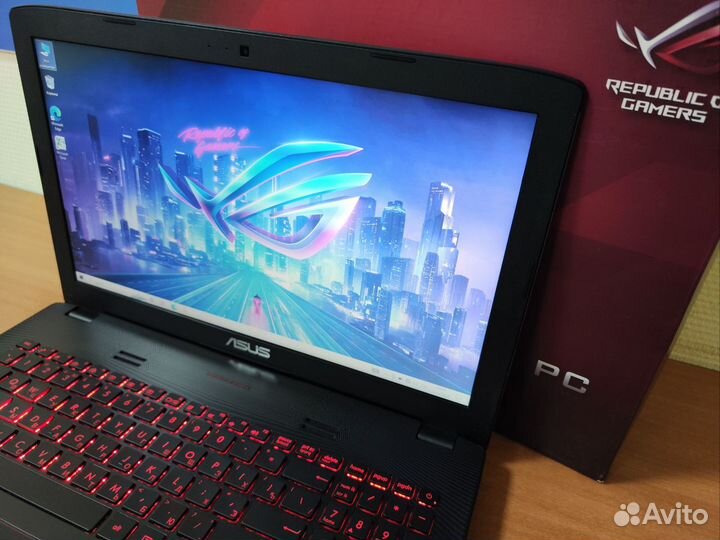 Игровой ноутбук Asus Rog с гарантией