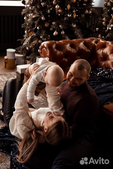 Фотосессия в студии семейная детская свадебная