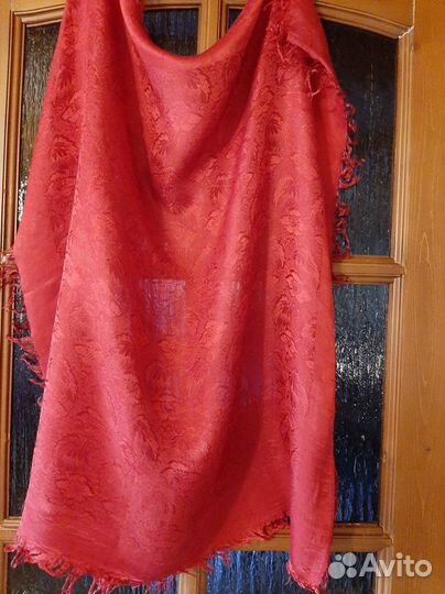 Антикварный платок, шелк, торг