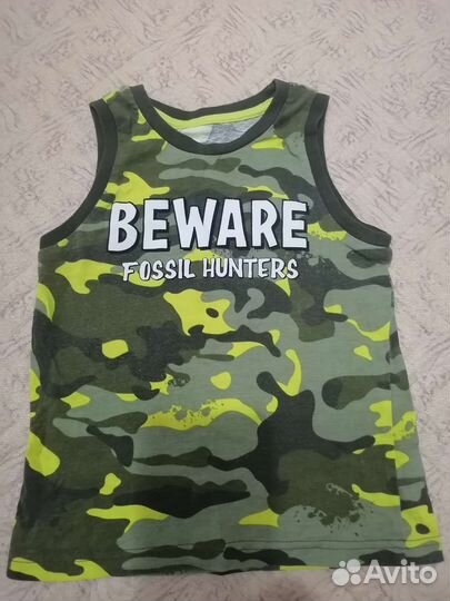 2 майки летние, на мальчика, 104см