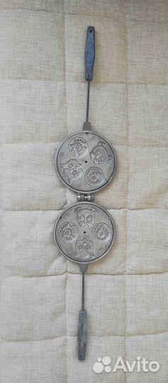 Форма для печенья - вафельница 2 в 1