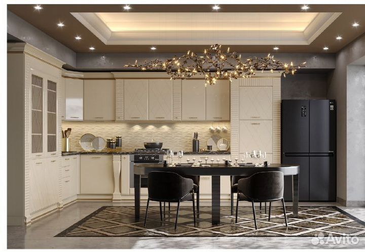 Кухня модульная Киара, лак глянец