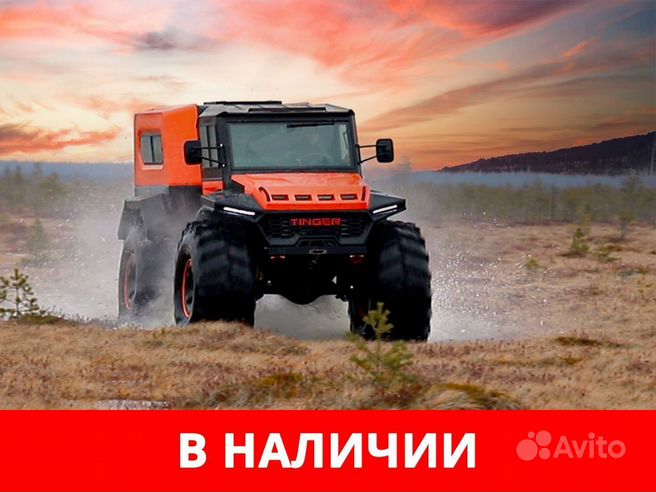 Новый вездеход,болотоход, снегоход Tinger TF4