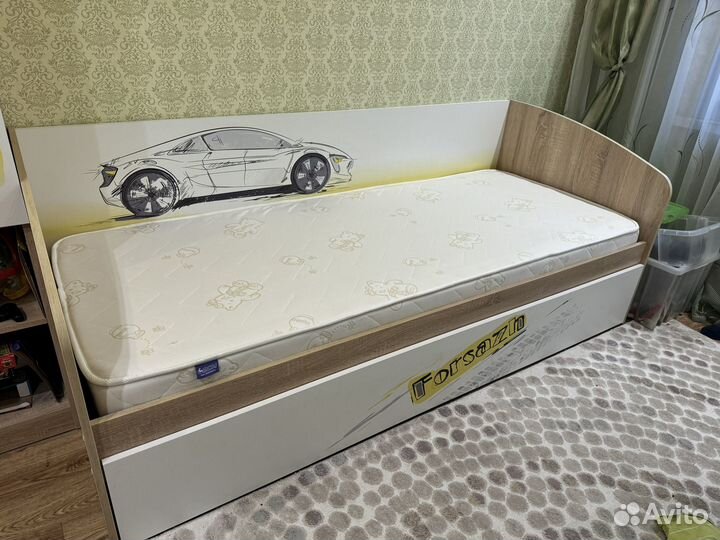 Детская кровать 80 на 200 с матрасом