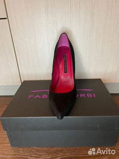 Туфли женские замшевые Fabio Sorbi, Италия, новые