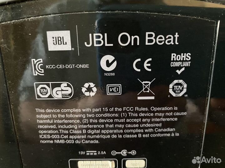 Портативная акустика JBL OnBeat 15 Вт