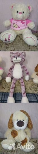 Игрушки большие мягкие в ассортименте от 250