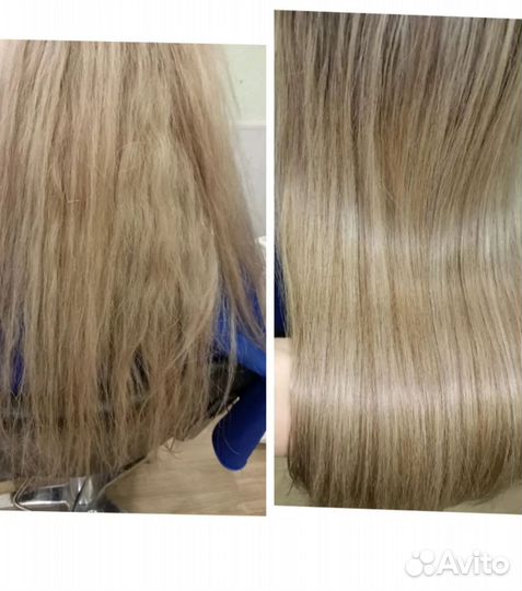 Кератин ботокс волос