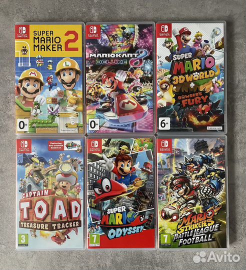 Игры(картриджи) для nintendo switch