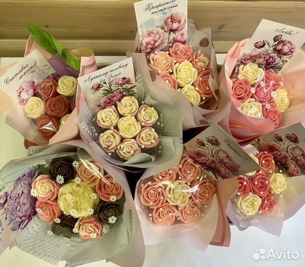 Шоколадные розы. Букет из шоколада