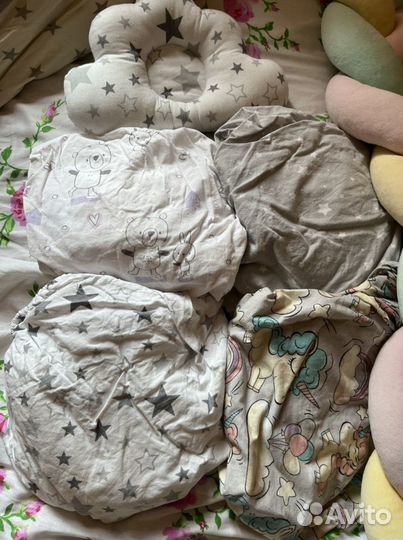 Комплект белья в детскую кроватку 120х60