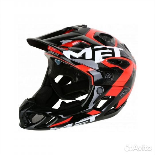 Шлем MET Parachute, размер - М (54-58 см), черно-к