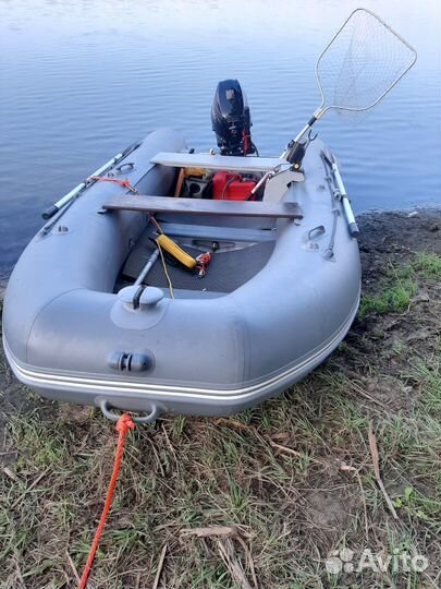 Комплект: Лодка Rib Winboat 375 с лодочный мотором