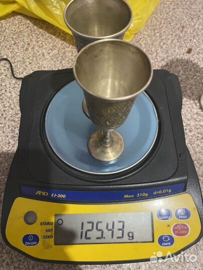 Набор серебряных рюмок