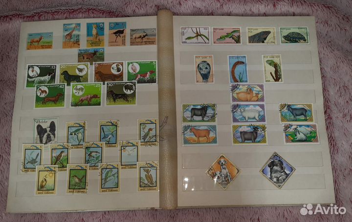 Альбом большой с почтовыми марками