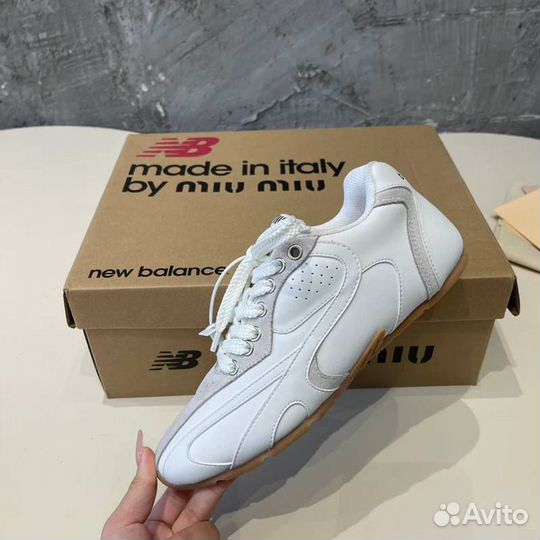 Кроссовки женские new balance miu miu