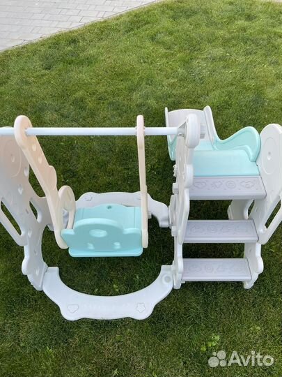 Детская горка пластиковая бу