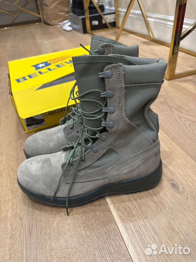 Берцы кожаные