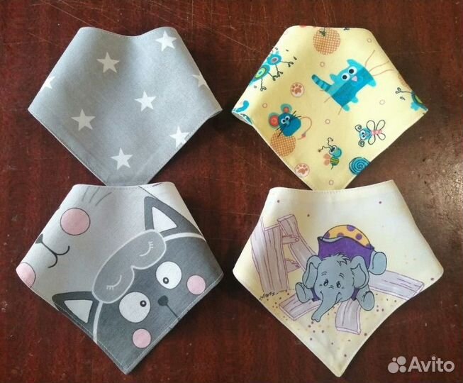 Слюнявчики-банданы