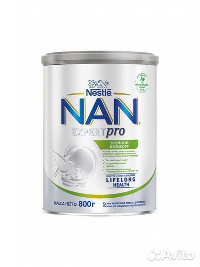 Nan тройной комфорт 800г