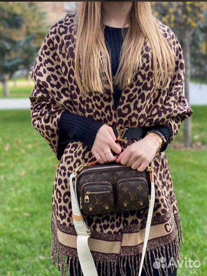 Кашемировый палантин Dior бежевый