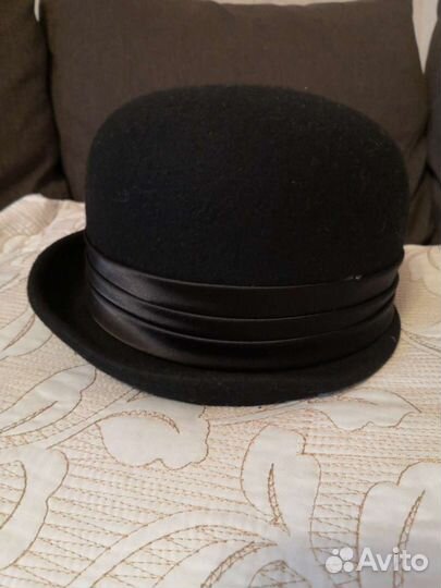 Шляпа женская черная