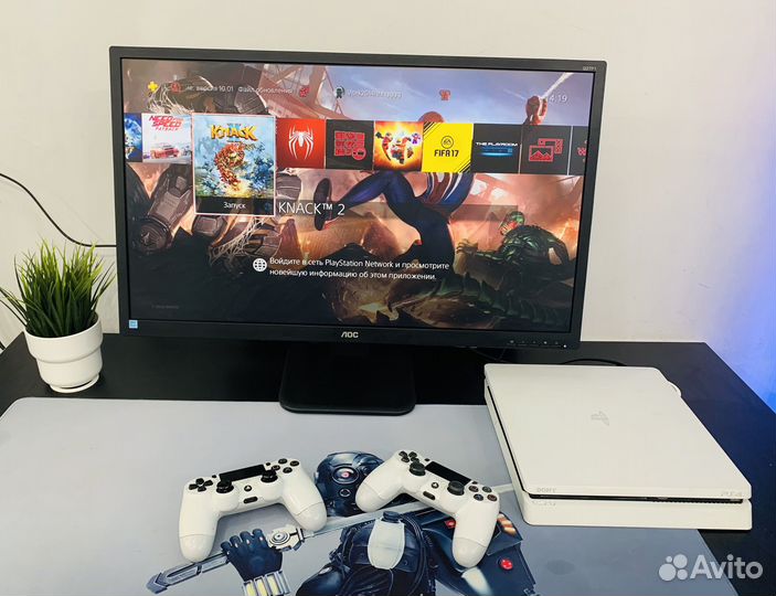 Игровая приставка ps4 Slim