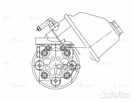 LPS 0504 luzar Насос гур Chevrolet Captiva