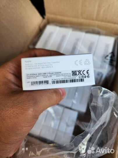 Новый блок зарядки Айфон оригинал 20W