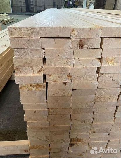 Доска сухая строганная ель