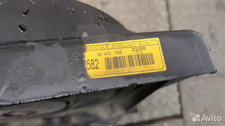 Вентилятор радиатора Chevrolet Captiva, 2012