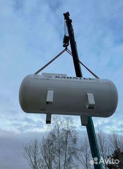 Газгольдер с установкой