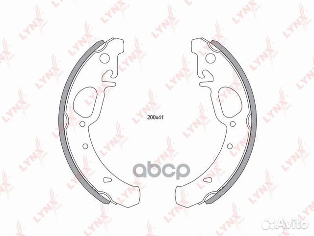 Колодки тормозные барабанные BS-4603 lynxauto