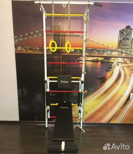 Шведская стенка 10 в 1 с боксёрским мешком