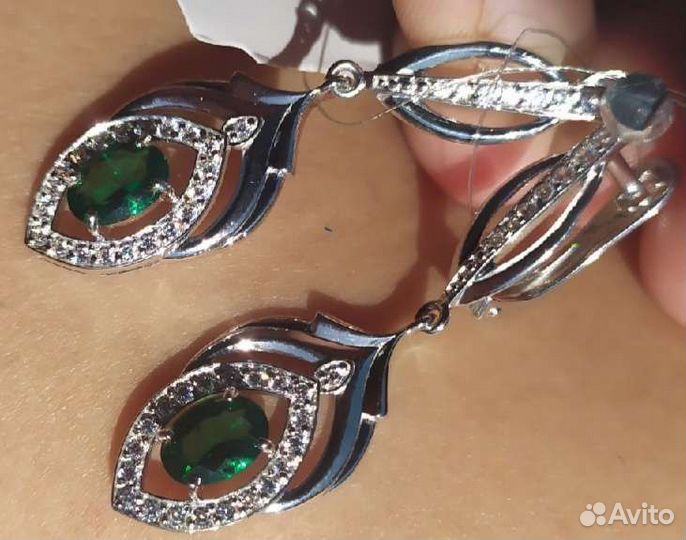 Серебряные серьги