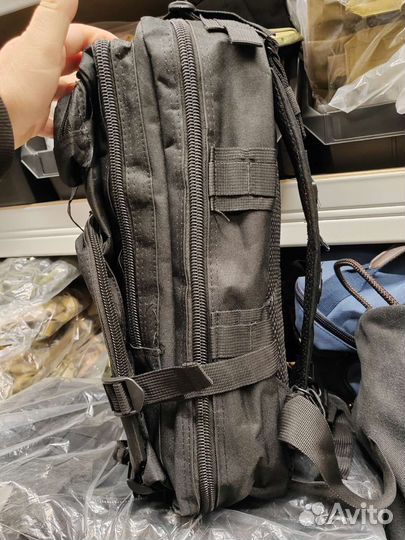 Тактический походный рюкзак 25л черный