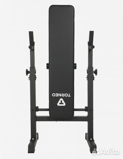 Скамья для жима со штангой, гриф и диски