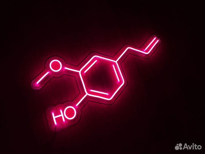 Неоновая вывеска на день рождение
