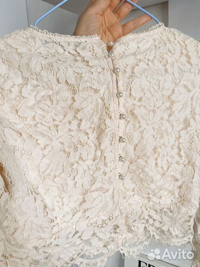 Вечерняя блузка (кофта) укороченная