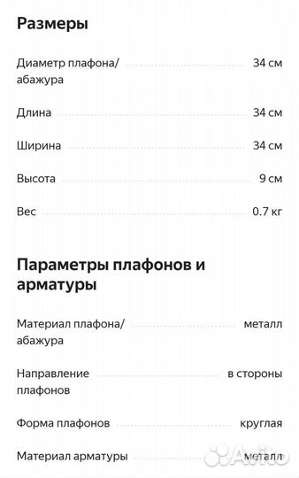 Светодиодный светильник 18 Вт 4000к