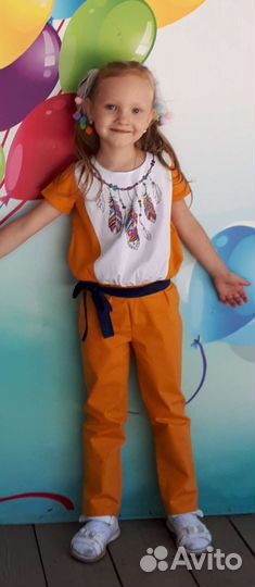 Пакет фирменных вещей для девочки р.98-104