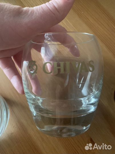 Бокалы под виски civas и сок Rich
