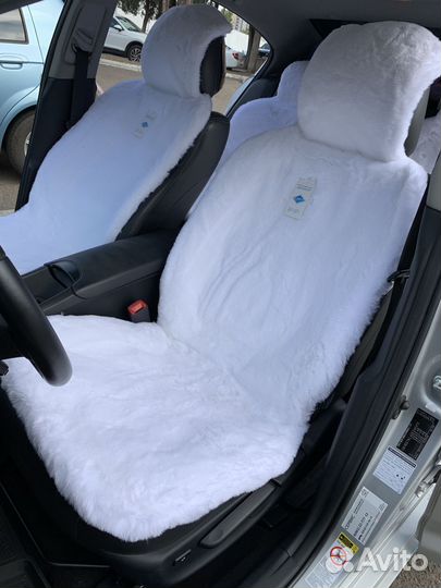 Накидки из искусственного меха короткий ворс 2 шт